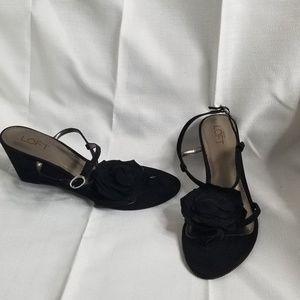 Loft Flower wedge sandal